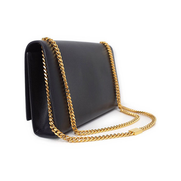 Saint Laurent Classic Kate Monogram Satchel Shoulder Bag Black - Picture 2 of 8